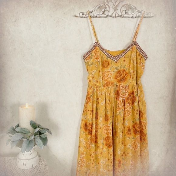 SPELL Mystic Strappy Maxi Dress / Sunflower - Picture 13 of 14